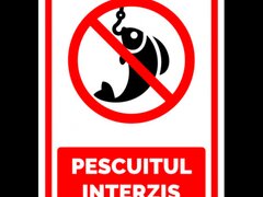 Semn de pescuitul interzis